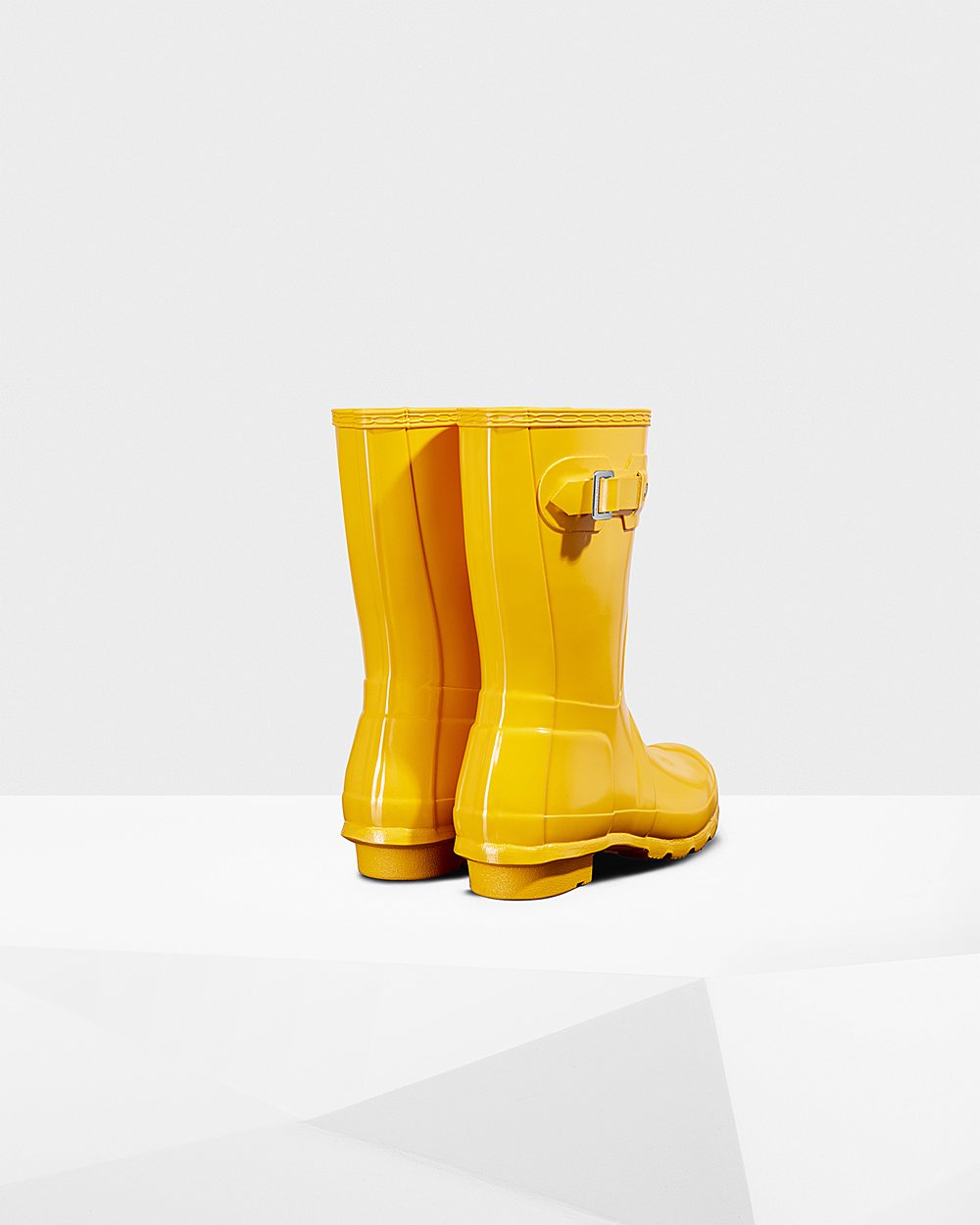 Galochas Curtas Hunter Feminina Amarelas - Original Gloss - 94WKDNSGP